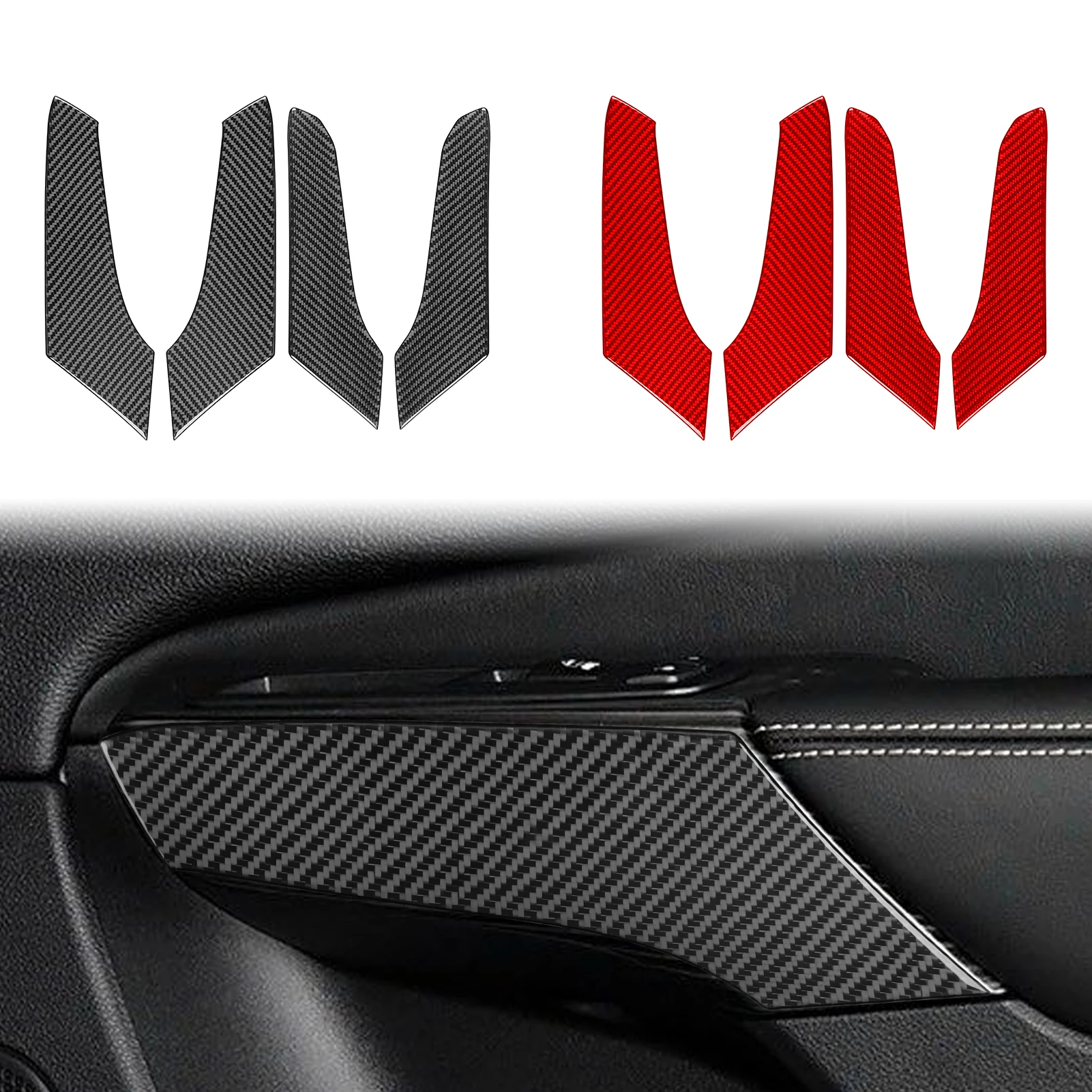 For Jeep Cherokee 2014-2018 Auto Door Handle Decorative Panel Trim Real Carbon Fiber Car Decoration Accessory Sticker
For Jeep Cherokee 2014-2018 Auto Door Handle Decorative Panel Trim Real Carbon Fiber Car Decoration Accessory Sticker