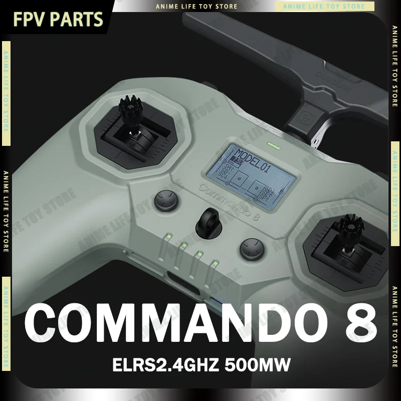 Commando 8 iFLight FPV RC Transmitter ELRS 2.4G 500mW 8CH Portable Compatible With TBS TX Module 20W Fast Charge 4000mah
Commando 8 iFLight FPV RC Transmitter ELRS 2.4G 500mW 8CH Portable Compatible With TBS TX Module 20W Fast Charge 4000mah