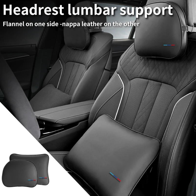 Car Seat Neck Pillow Leather Auto Lumbar Back Support Cushion Car Accessories For BMW 1 2 3 5 7 Series X1 X2 X3 X4 X5 X6 G20 G30
Car Seat Neck Pillow Leather Auto Lumbar Back Support Cushion Car Accessories For BMW 1 2 3 5 7 Series X1 X2 X3 X4 X5 X6 G20 G30