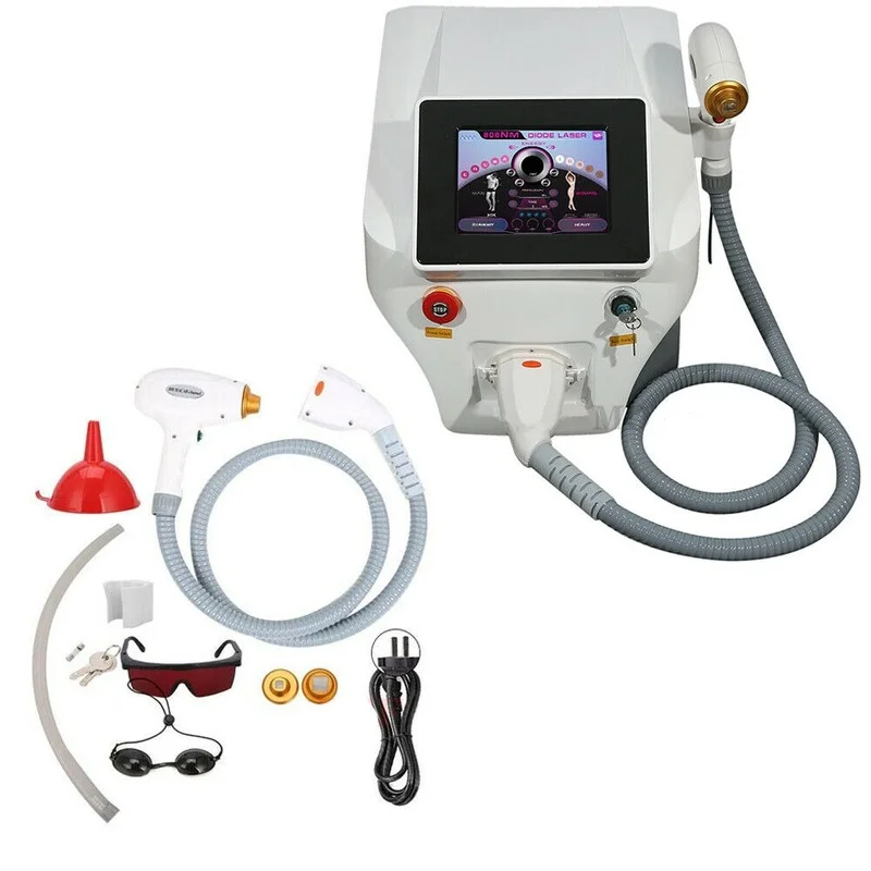 3 Wavelength Hair Removal Diode 755 808 1064 NM Portable Laser Diode Laser Hair Removal and Skin Rejuvenation Machine
3 Wavelength Hair Removal Diode 755 808 1064 NM Portable Laser Diode Laser Hair Removal and Skin Rejuvenation Machine