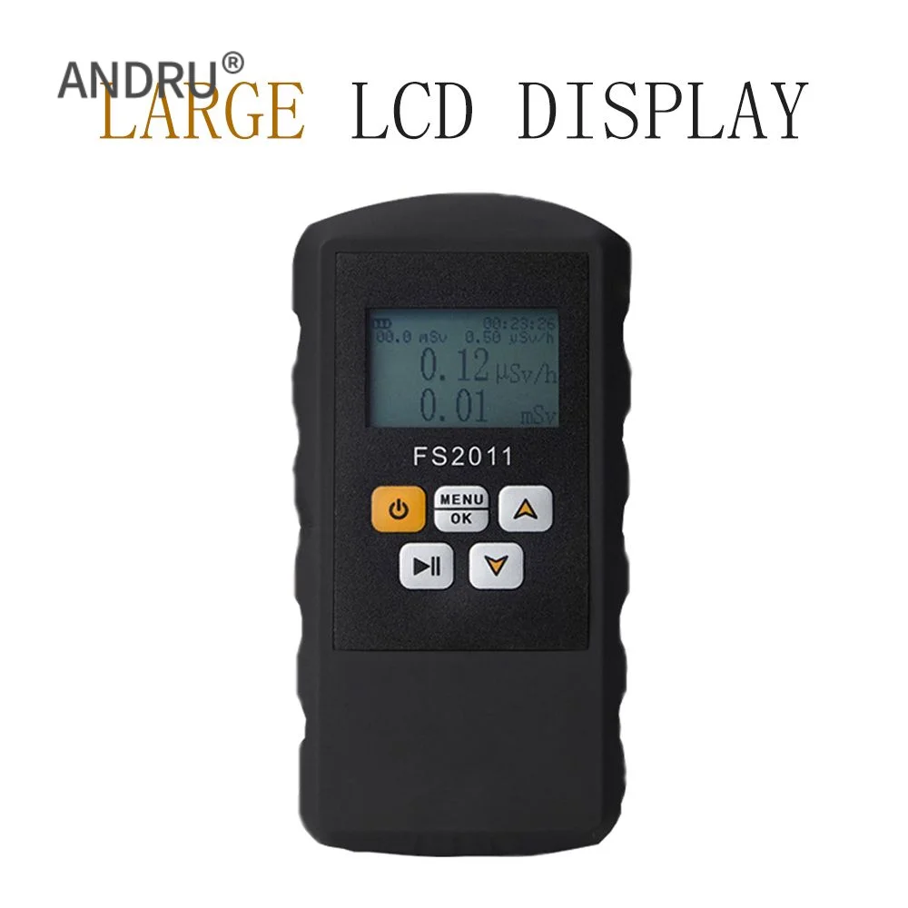 Radioactive Detector Geiger Radiation Counter Nuclear Beta Gamma X-ray with Alarm Marble Tester Tool LCD Display
Radioactive Detector Geiger Radiation Counter Nuclear Beta Gamma X-ray with Alarm Marble Tester Tool LCD Display