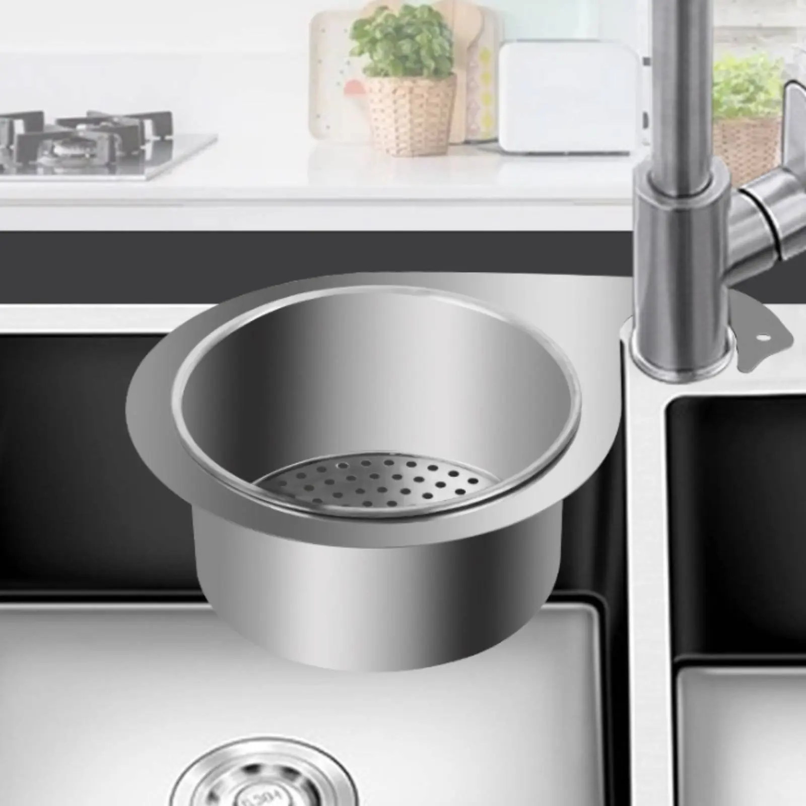 Hanging Sink Strainer Container Easy to Clean Swan Sink Drainer Versatile Prevents Clogs
Hanging Sink Strainer Container Easy to Clean Swan Sink Drainer Versatile Prevents Clogs