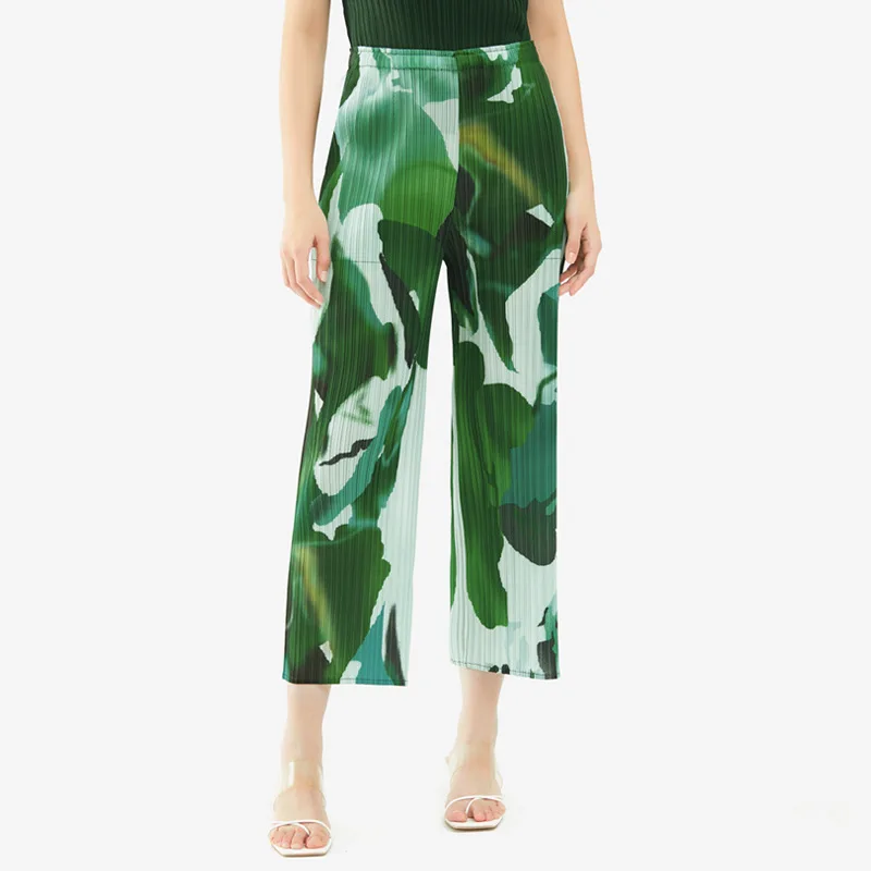 2022 Summer New High Waist Slim And Drooping Straight Pants Printed Pleated Casual Pants Loose And Versatile Pants
2022 Summer New High Waist Slim And Drooping Straight Pants Printed Pleated Casual Pants Loose And Versatile Pants