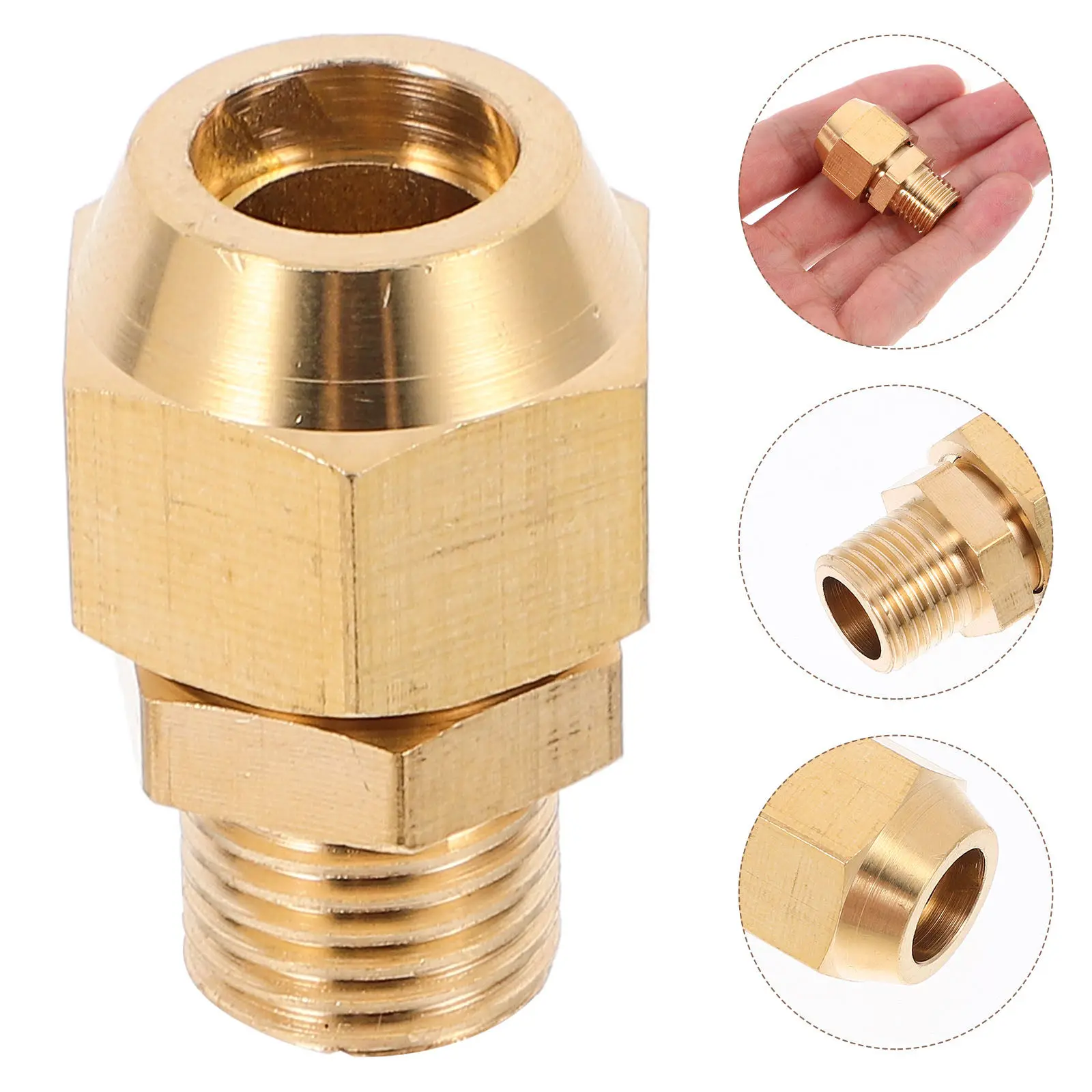 Adapter Pipe Fitting Threaded Connector Copper Hose Air Connectors Fittings for Barb Attachments
Adapter Pipe Fitting Threaded Connector Copper Hose Air Connectors Fittings for Barb Attachments