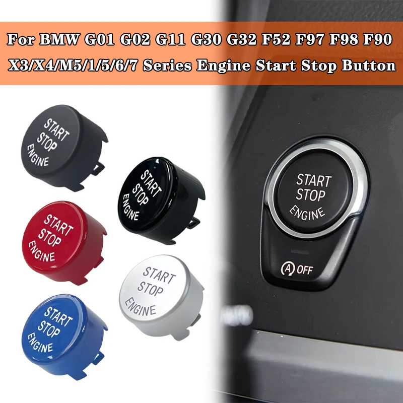 Кнопка запуска двигателя одним нажатием для BMW G01 G02 F97 F98 F90 F52 G30 G32 G11 X3/X4/M5 1/5/6/7 серии, 525li 530li 630i
Кнопка запуска двигателя одним нажатием для BMW G01 G02 F97 F98 F90 F52 G30 G32 G11 X3/X4/M5 1/5/6/7 серии, 525li 530li 630i