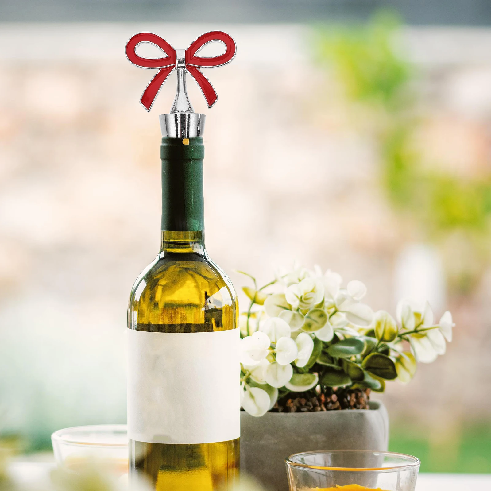 2Pcs Bowknot Wine Stoppers Reusable Leakproof Airtight Sealer Caps Decorative Bottle Toppers for Wedding Wine Bottle Stoppers
2Pcs Bowknot Wine Stoppers Reusable Leakproof Airtight Sealer Caps Decorative Bottle Toppers for Wedding Wine Bottle Stoppers