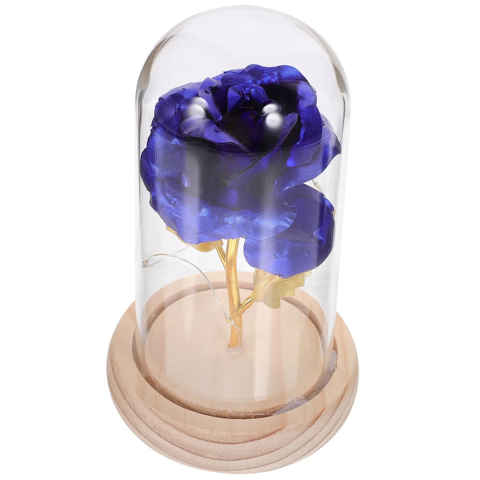 Immortal Flower Glass Dome with Warm LED Light Preserved Rose Decor Eternal Flower Ornament for Living Room Desk Nightstand Gift
Immortal Flower Glass Dome with Warm LED Light Preserved Rose Decor Eternal Flower Ornament for Living Room Desk Nightstand Gift