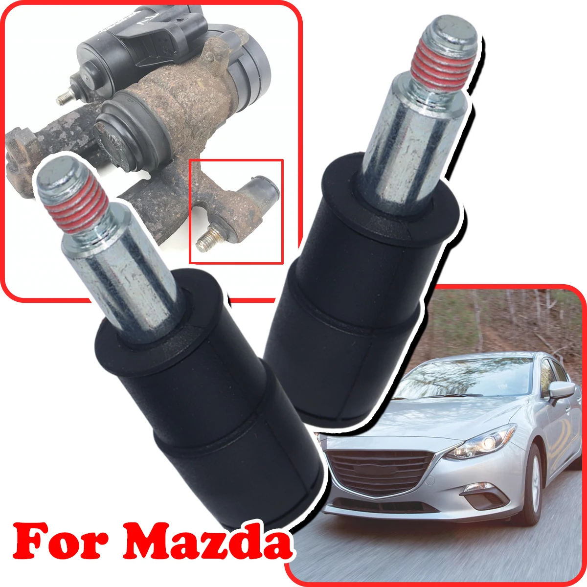 For Mazda 3 2003 2004 2005 - 2014 Front Brake Caliper Slider Guide Pins Bolt Kit Left Right Disc Housing Bellows Sleeve Bushing
For Mazda 3 2003 2004 2005 - 2014 Front Brake Caliper Slider Guide Pins Bolt Kit Left Right Disc Housing Bellows Sleeve Bushing