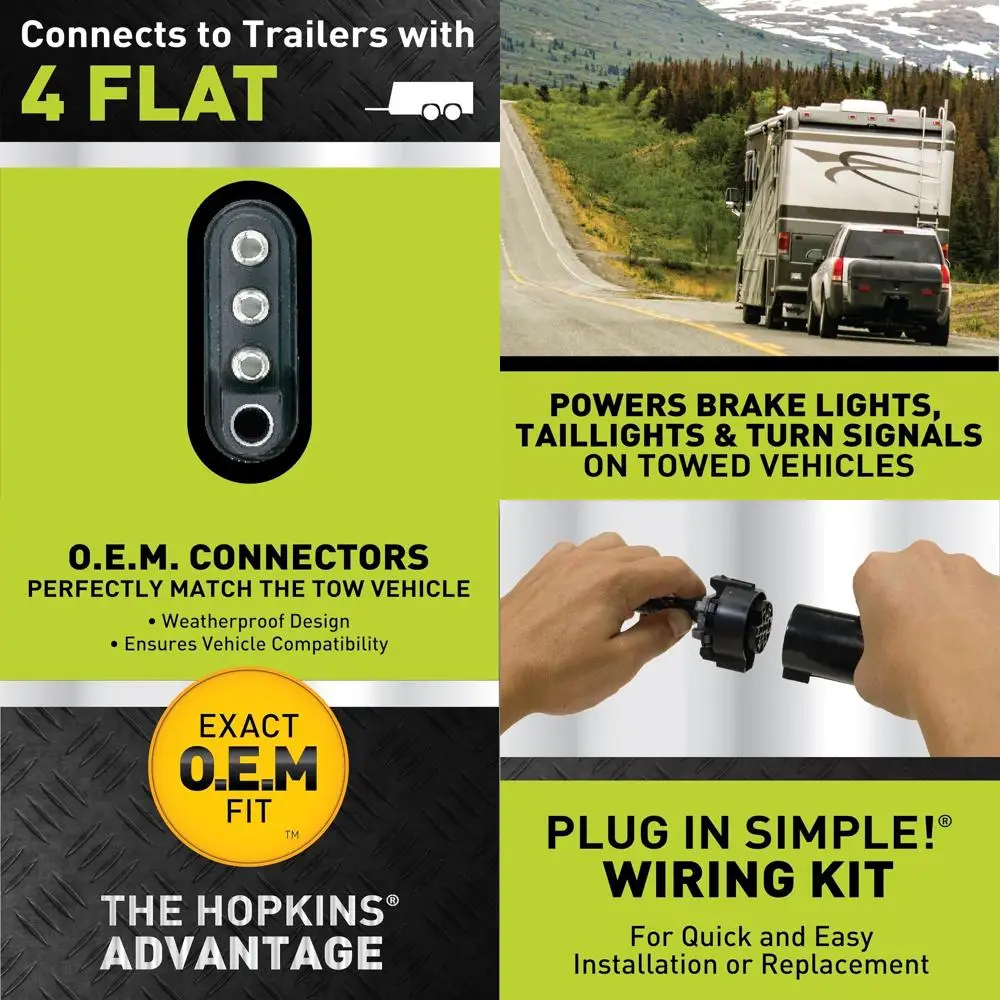 56200 Plug-In Simple Towed Комплект проводки автомобиля
56200 Plug-In Simple Towed Комплект проводки автомобиля