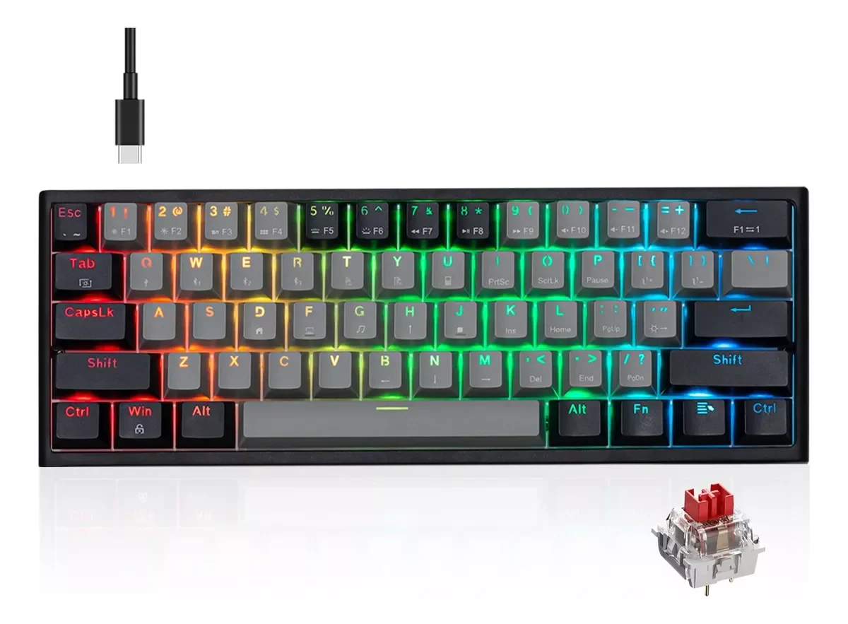 HUO JI gaming mechanical keyboard Wireless wired Bluetooth four-mode connection Hot swap switch Red switch pc phablet phone rgb
HUO JI gaming mechanical keyboard Wireless wired Bluetooth four-mode connection Hot swap switch Red switch pc phablet phone rgb