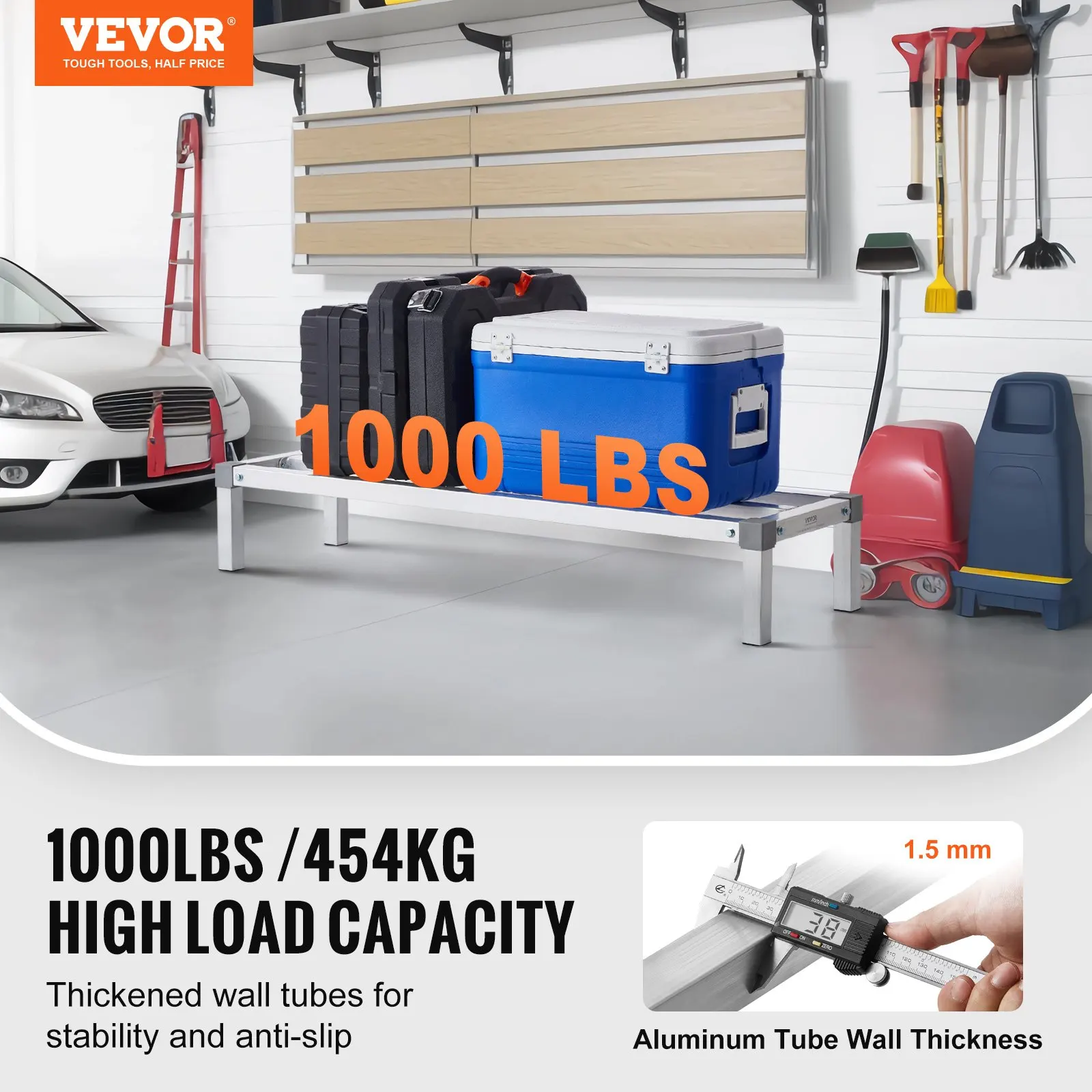 Newly Upgrade Aluminum Dunnage Rack Stationary Dunnage Rack Storage Rack
Newly Upgrade Aluminum Dunnage Rack Stationary Dunnage Rack Storage Rack