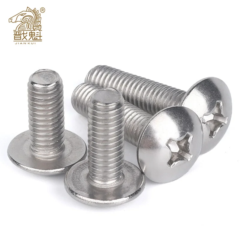 10/50Pcs Parts M2.5 M3 M4 M5 M6 304 A2-70 Stainless Steel JISB1111T Phillips Braguero Flat Head Large Round Cross Bolt L=3-70 Mm
10/50Pcs Parts M2.5 M3 M4 M5 M6 304 A2-70 Stainless Steel JISB1111T Phillips Braguero Flat Head Large Round Cross Bolt L=3-70 Mm