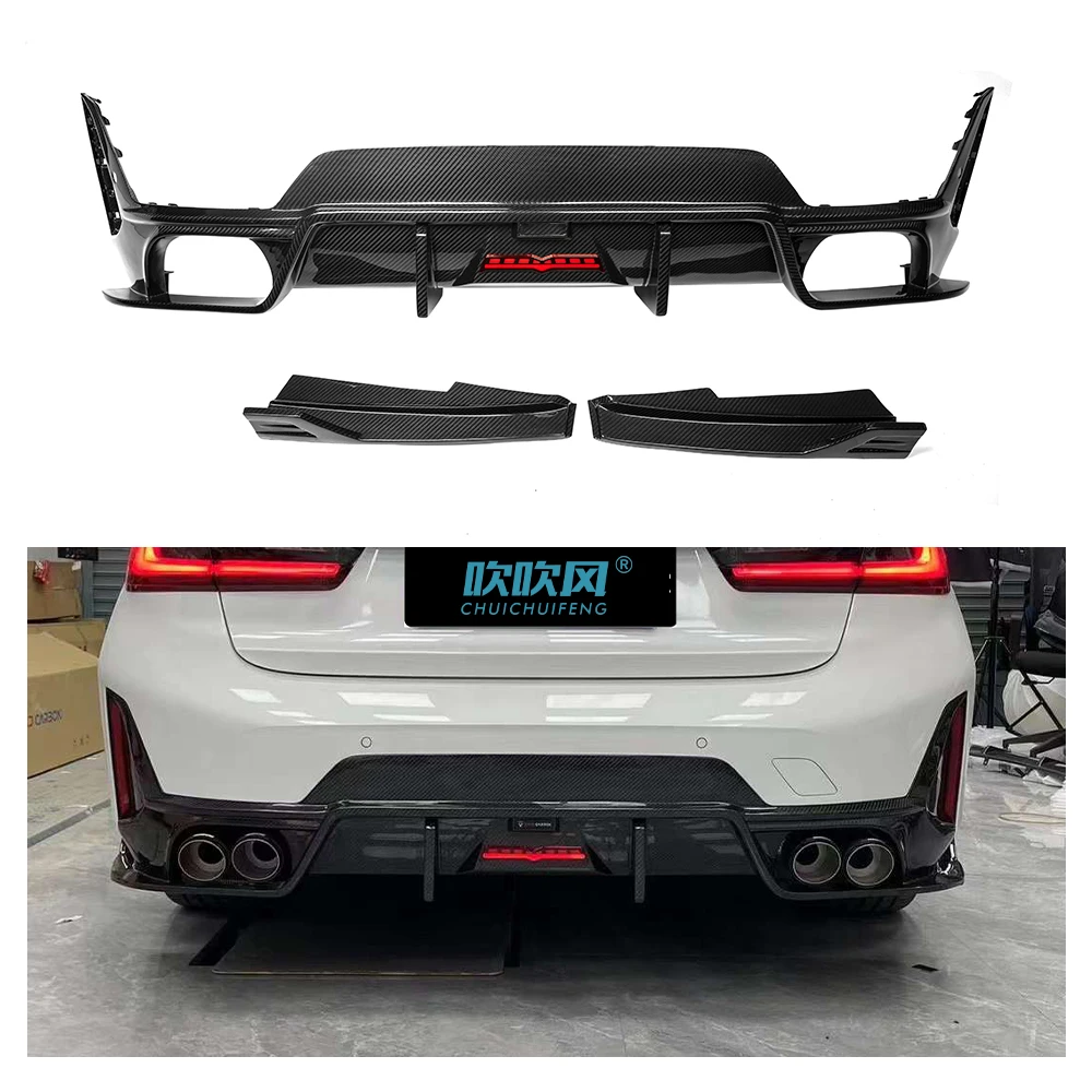 XDS Fits For 3 Series G20 G28 LCI 2023-UP Rear Bumper Diffuser Lip Spoiler Real Dry Carbon Fiber
XDS Fits For 3 Series G20 G28 LCI 2023-UP Rear Bumper Diffuser Lip Spoiler Real Dry Carbon Fiber