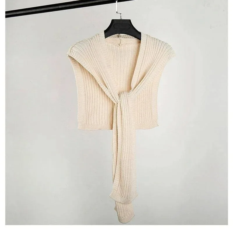 Женский однотонный вязаный шарф-шаль, зимний теплый модный мягкий щиток для шеи, многофункциональный аксессуар для ношения с рубашкой
Женский однотонный вязаный шарф-шаль, зимний теплый модный мягкий щиток для шеи, многофункциональный аксессуар для ношения с рубашкой