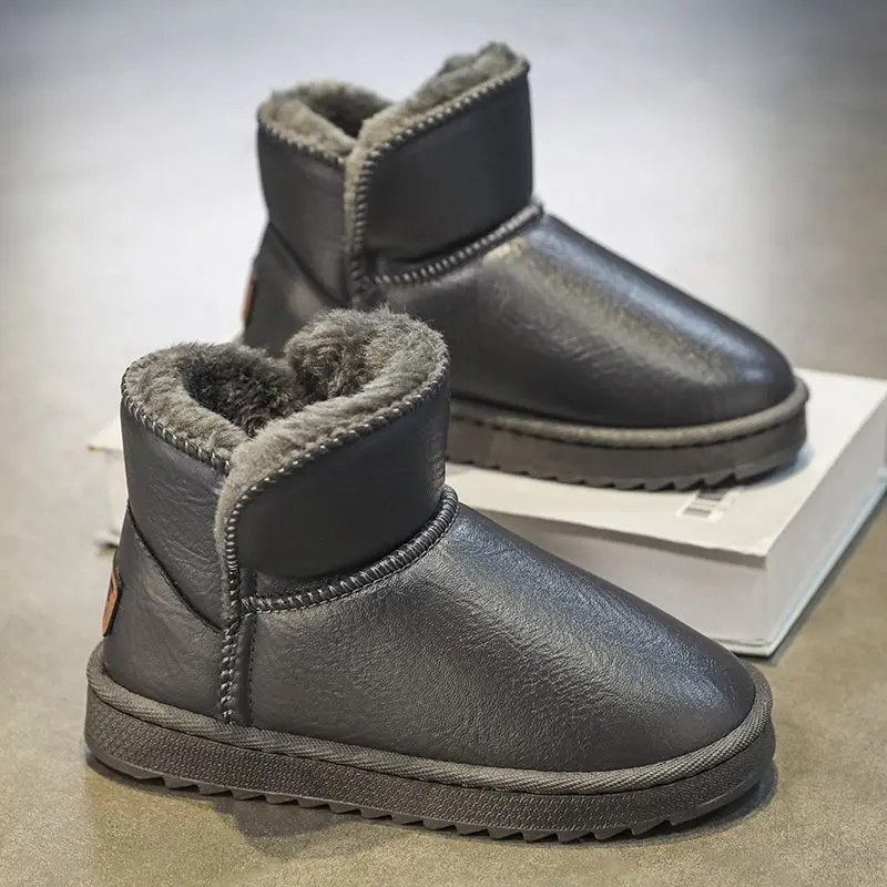 Women's Winter Thickened Fleece Lined Fur Integrated Snow Boots Warm Casual Short Tube Closure PU Leather Rubber Sole Boots
Women's Winter Thickened Fleece Lined Fur Integrated Snow Boots Warm Casual Short Tube Closure PU Leather Rubber Sole Boots