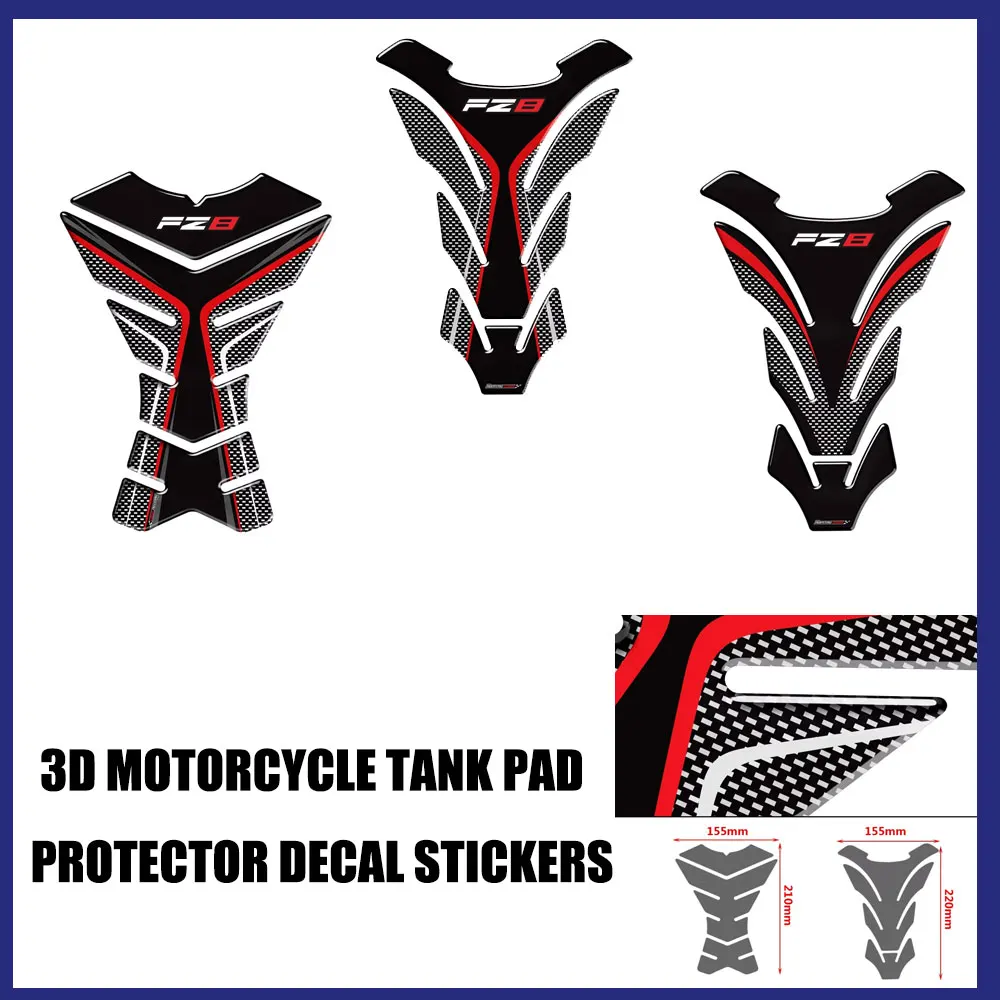 For Yamaha FZ8 Fazer FZ 8 Tankpad 3D Carbon-look Motorcycle Tank Pad Protector Decal Stickers Motorcycle sticker
For Yamaha FZ8 Fazer FZ 8 Tankpad 3D Carbon-look Motorcycle Tank Pad Protector Decal Stickers Motorcycle sticker