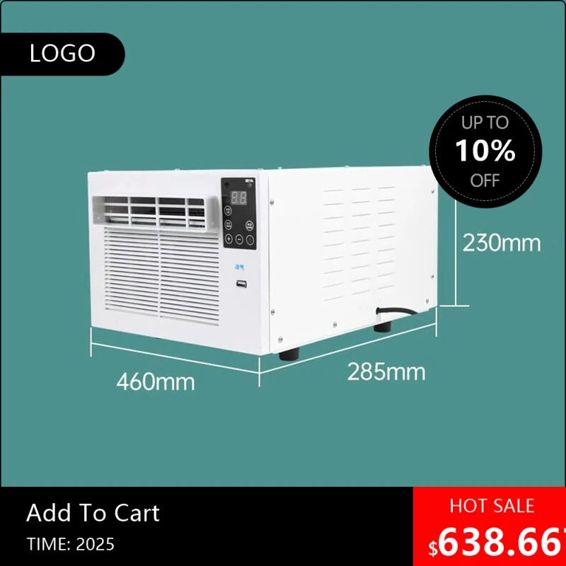 808080 Useful Portable Mobile Home Air Conditioner System 5-8 Cubic Meters Mounted Pet Friendly Easy Install For Home