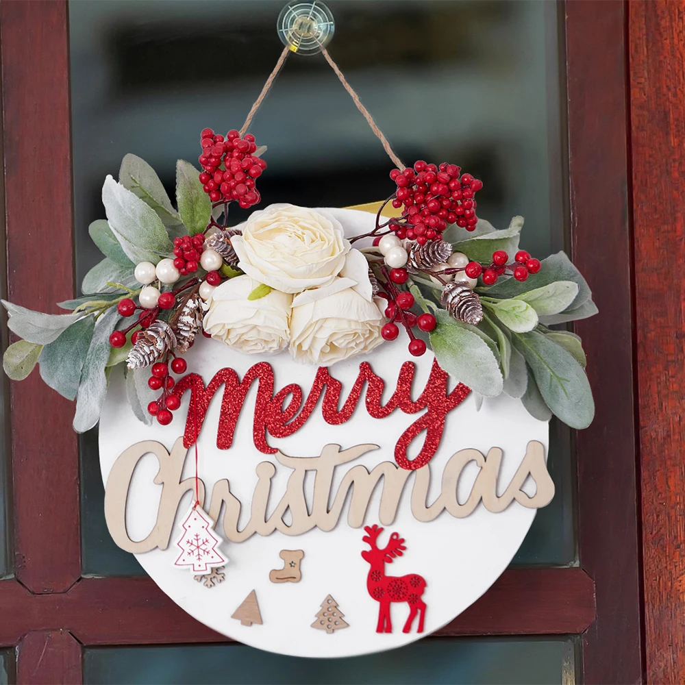 Red Bowknot Christmas Wreath for Front Door White Rose Window Wall Door Decorations Christmas Garland Ornament Guirnalda Navidad
Red Bowknot Christmas Wreath for Front Door White Rose Window Wall Door Decorations Christmas Garland Ornament Guirnalda Navidad