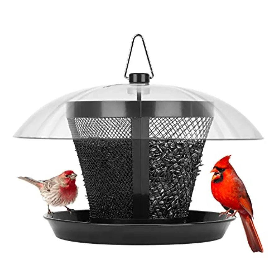 【Spot goods】Bird Feeder for Outside Dual-Use Metal Mesh Wild Bird Feeder with Weatherproof Dome Dual 2.5 lbs Seed Capacity for
【Spot goods】Bird Feeder for Outside Dual-Use Metal Mesh Wild Bird Feeder with Weatherproof Dome Dual 2.5 lbs Seed Capacity for