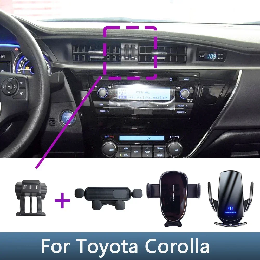 Car Phone Holder for Toyota Corolla 2014 2015 2016 Special Fixed Bracket Base Wireless Charging Auto Interior Accessories
Car Phone Holder for Toyota Corolla 2014 2015 2016 Special Fixed Bracket Base Wireless Charging Auto Interior Accessories