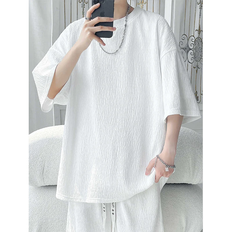 Мужской летний тонкий дышащий комплект Ice Silk Cool Sensation, свободный повседневный спортивный комплект ort Sve orts Youth Polyeste...
Мужской летний тонкий дышащий комплект Ice Silk Cool Sensation, свободный повседневный спортивный комплект ort Sve orts Youth Polyeste...