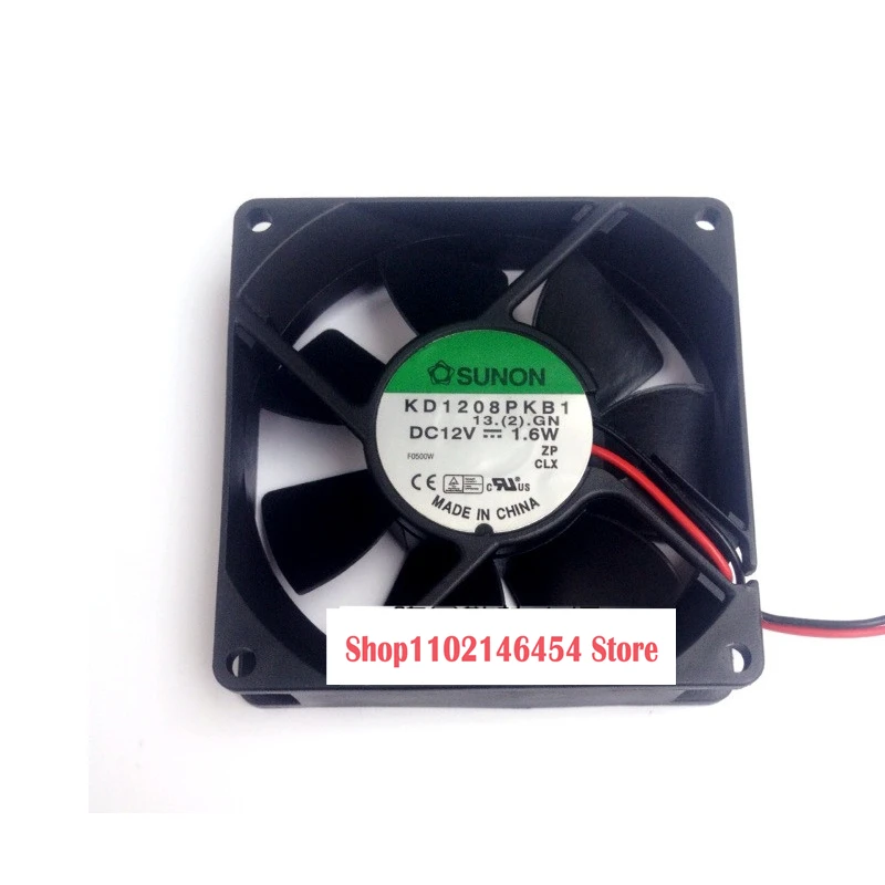 1 шт. для SUNON KD1208PKB1 DC 12 В 1,6 Вт 80x80x20 мм 2-проводной охлаждающий вентилятор 
1 шт. для SUNON KD1208PKB1 DC 12 В 1,6 Вт 80x80x20 мм 2-проводной охлаждающий вентилятор