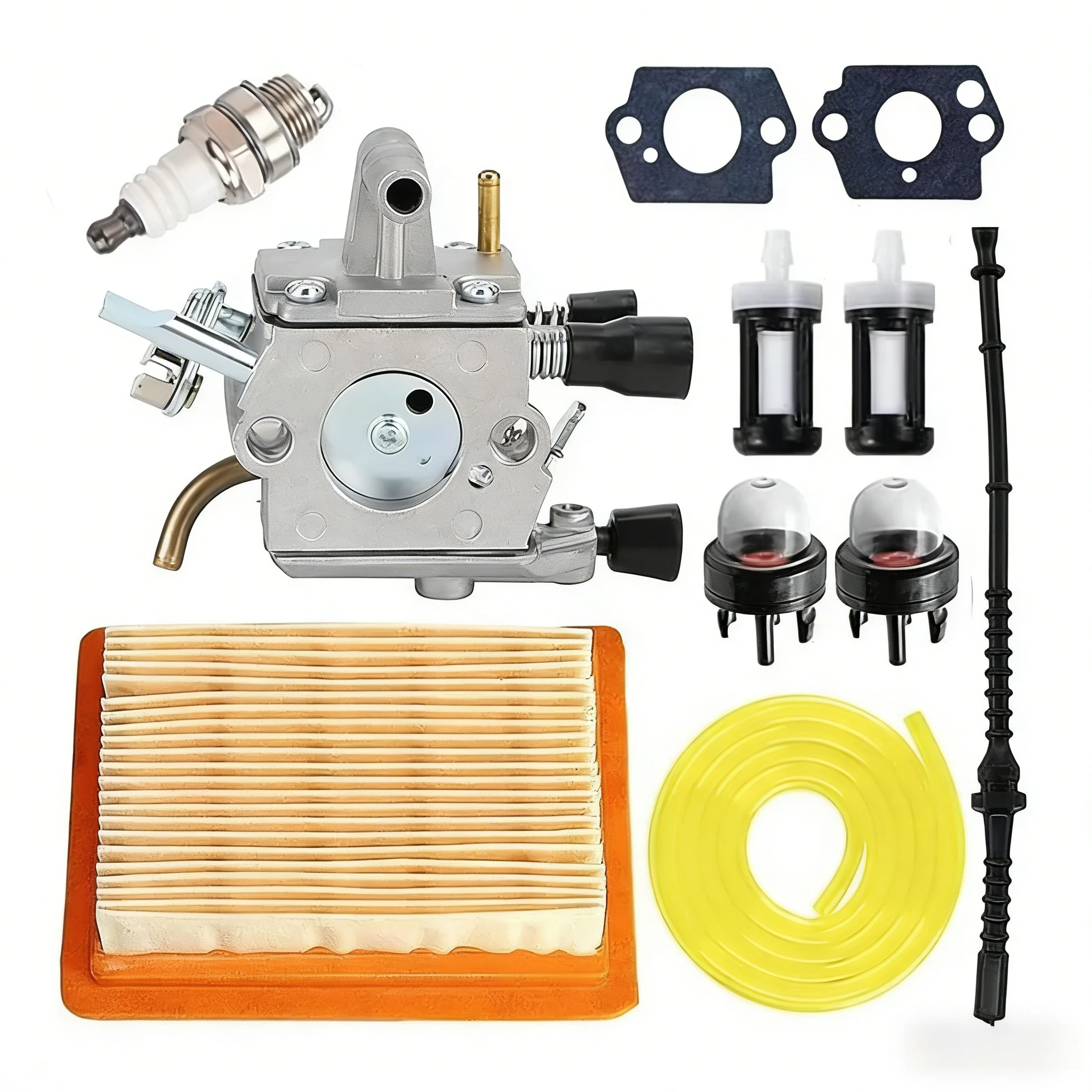 Suitable for Stihl FS120 FS200 FS250 FS300 FS350 FR350 FR450 FR480 carburetor
Suitable for Stihl FS120 FS200 FS250 FS300 FS350 FR350 FR450 FR480 carburetor