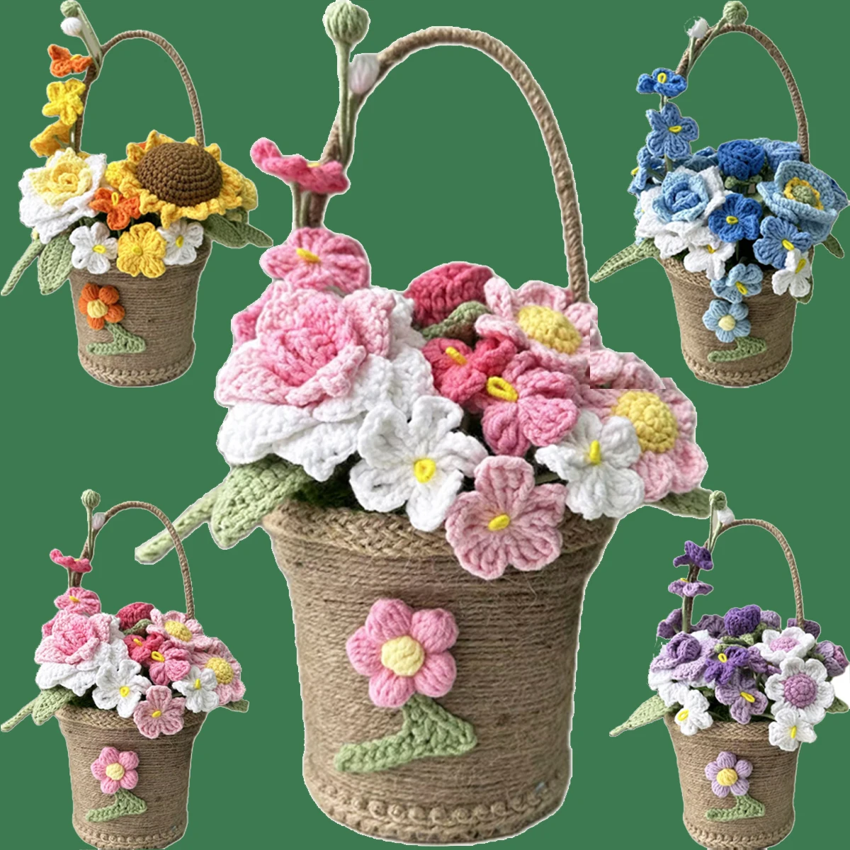 Crochet Flower Handmade Artificial Eternity Flower Gift Girls Mom Girlfriend Birthday Mother's Day Anniversary Home Decor
Crochet Flower Handmade Artificial Eternity Flower Gift Girls Mom Girlfriend Birthday Mother's Day Anniversary Home Decor