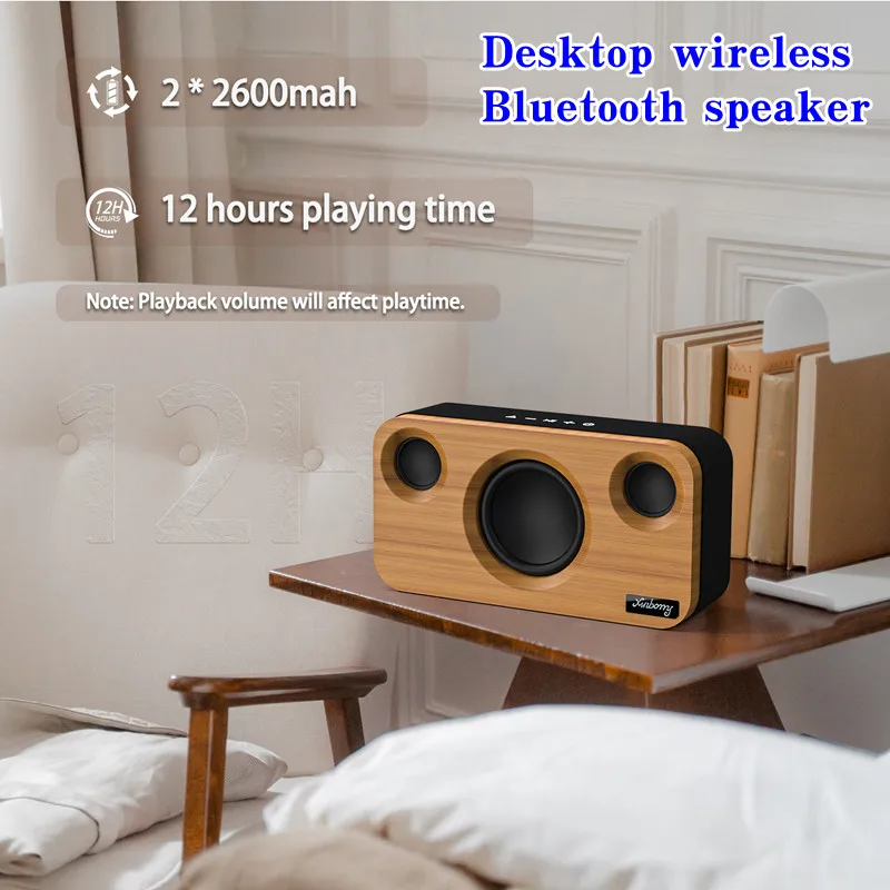 40 Вт бамбуковая древесина двухканальный стерео Bluetooth-динамик Портативная высокоточная музыка 100 комплектов взаимосвязанного беспроводного сабвуфера
40 Вт бамбуковая древесина двухканальный стерео Bluetooth-динамик Портативная высокоточная музыка 100 комплектов взаимосвязанного беспроводного сабвуфера