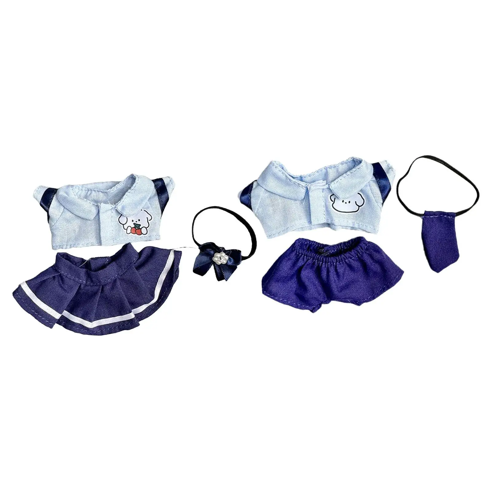 Plush Doll Clothes Set Costumes Soft for Kids Birthday Gift Fashion Photo Props Doll Shirt Pendant Doll Outfits for 15cm Doll
Plush Doll Clothes Set Costumes Soft for Kids Birthday Gift Fashion Photo Props Doll Shirt Pendant Doll Outfits for 15cm Doll