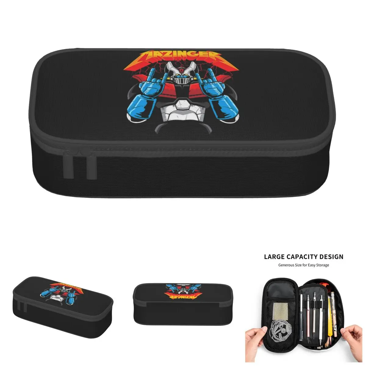 Mazinger Z Kawaii Pencil Case Girls Boys Big Capacity UFO Robot Anime Pencil Box Students Stationery
Mazinger Z Kawaii Pencil Case Girls Boys Big Capacity UFO Robot Anime Pencil Box Students Stationery