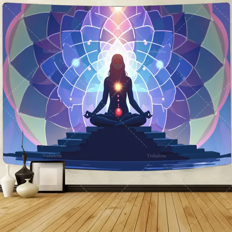 1шт настенный гобелен "Гобелен с лотосом для медитации - Духовное искусство дзен для йоги и релаксации"
1шт настенный гобелен "Гобелен с лотосом для медитации - Духовное искусство дзен для йоги и релаксации"