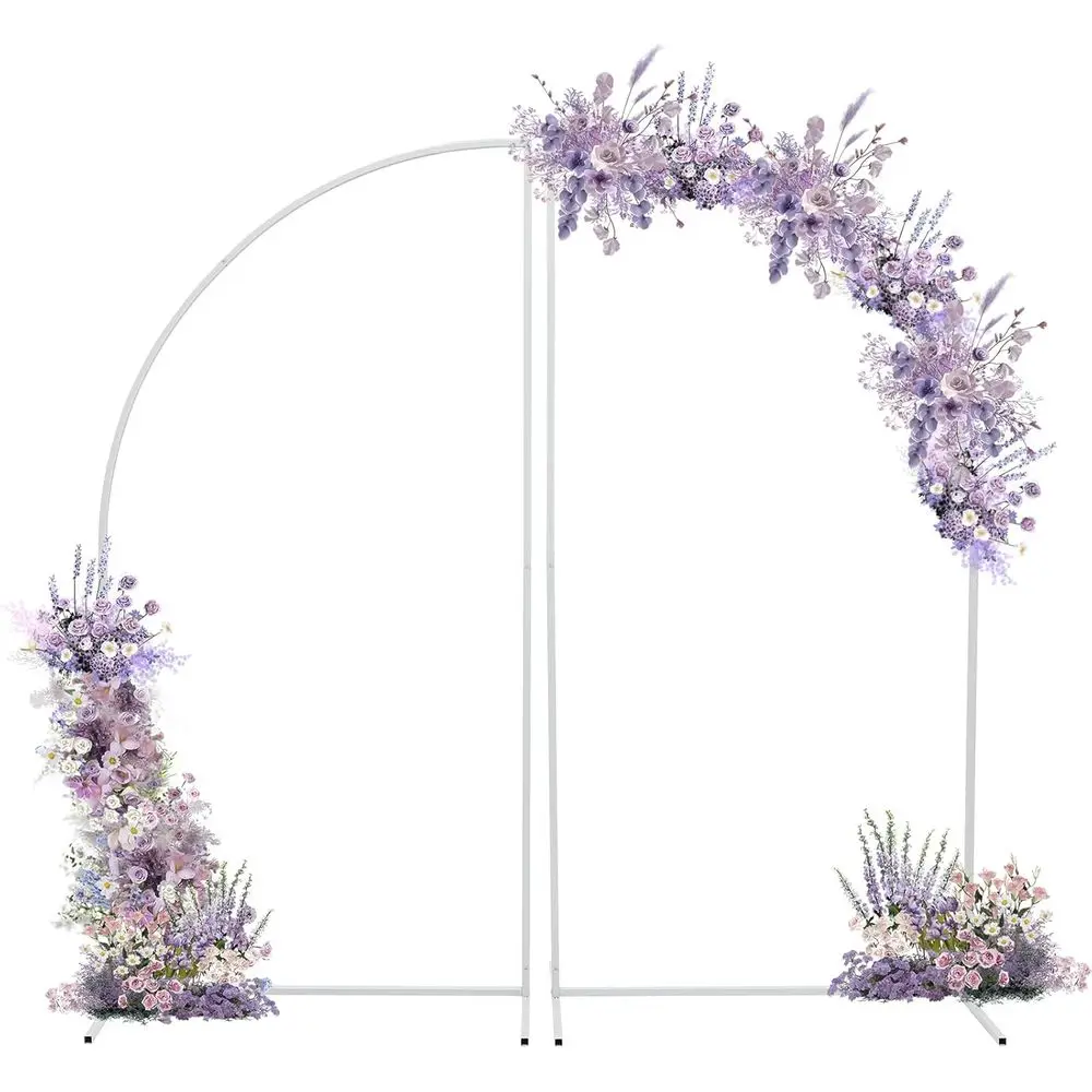 White Wedding Arch Backdrop Stand for 2 Arches or Square Garden Arbor, Ideal for Weddings, Birthdays, and Photo Booths
White Wedding Arch Backdrop Stand for 2 Arches or Square Garden Arbor, Ideal for Weddings, Birthdays, and Photo Booths