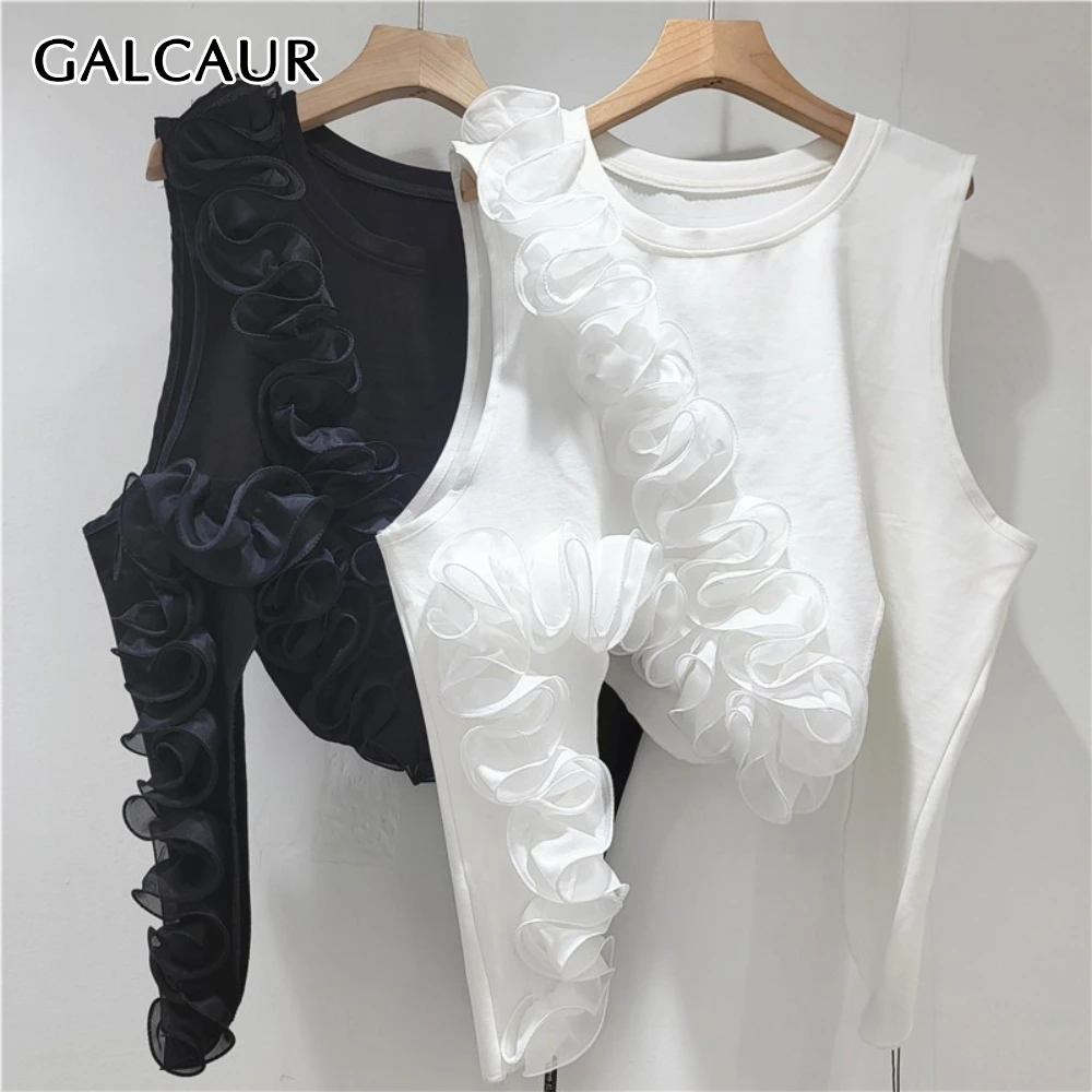 GALCAUR однотонный сращенный 3D цветок Hotsweet жилет женский с круглым вырезом без рукавов свободный дизайн нерегулярные женские жилеты стиль модный новый
GALCAUR однотонный сращенный 3D цветок Hotsweet жилет женский с круглым вырезом без рукавов свободный дизайн нерегулярные женские жилеты стиль модный новый