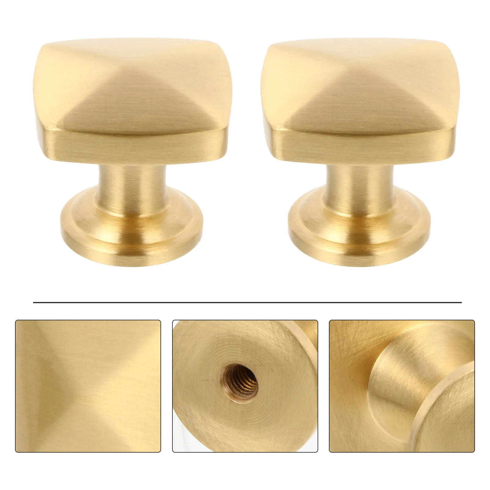 2Pcs Brass Drawer Handles Cabinet Pulls Heavy Duty Rust Proof Modern Knobs for Kitchen Cupboard Wardrobe Furniture Hardware
2Pcs Brass Drawer Handles Cabinet Pulls Heavy Duty Rust Proof Modern Knobs for Kitchen Cupboard Wardrobe Furniture Hardware