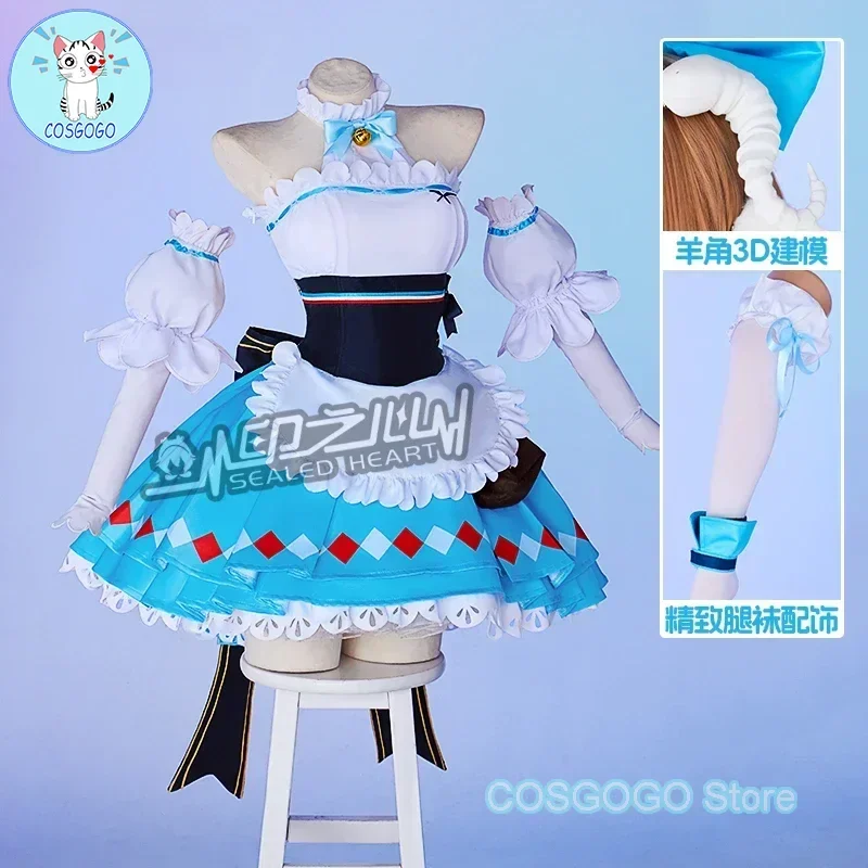 COSGOGO Eyjafjalla Cosplay Costume Arknights Game Suit Cos Lovely Maid Dress Uniform Halloween Party Outfit Women New 2024
COSGOGO Eyjafjalla Cosplay Costume Arknights Game Suit Cos Lovely Maid Dress Uniform Halloween Party Outfit Women New 2024