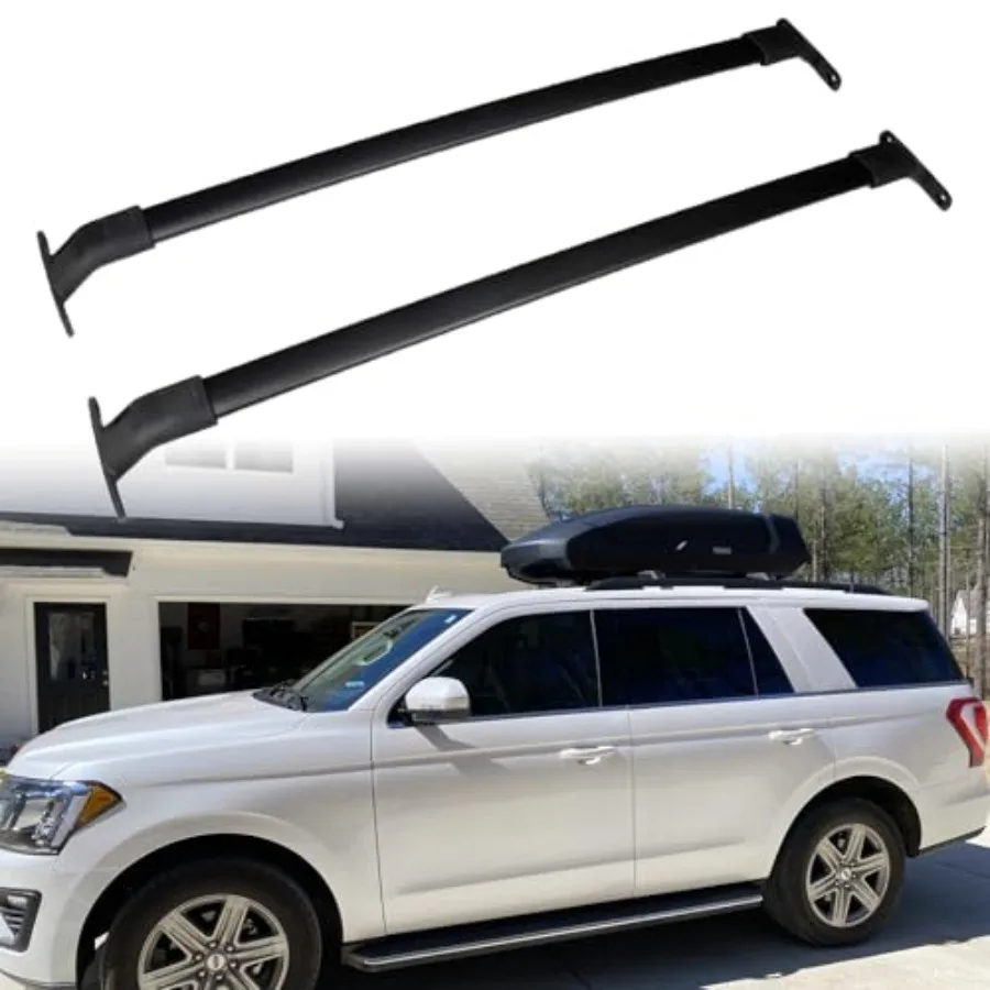 Roof Rack Cross Bars for 2018-2026 Ford Expedition/2018-2024 Lincoln Navigator, Aluminum, Black, Lightweight Heavy-Duty Load Ca
Roof Rack Cross Bars for 2018-2026 Ford Expedition/2018-2024 Lincoln Navigator, Aluminum, Black, Lightweight Heavy-Duty Load Ca