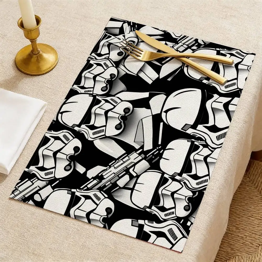 Star W-WARS Fashion Placemats For Cafes Casual Restaurants Outdoor Picnics Camping
Star W-WARS Fashion Placemats For Cafes Casual Restaurants Outdoor Picnics Camping