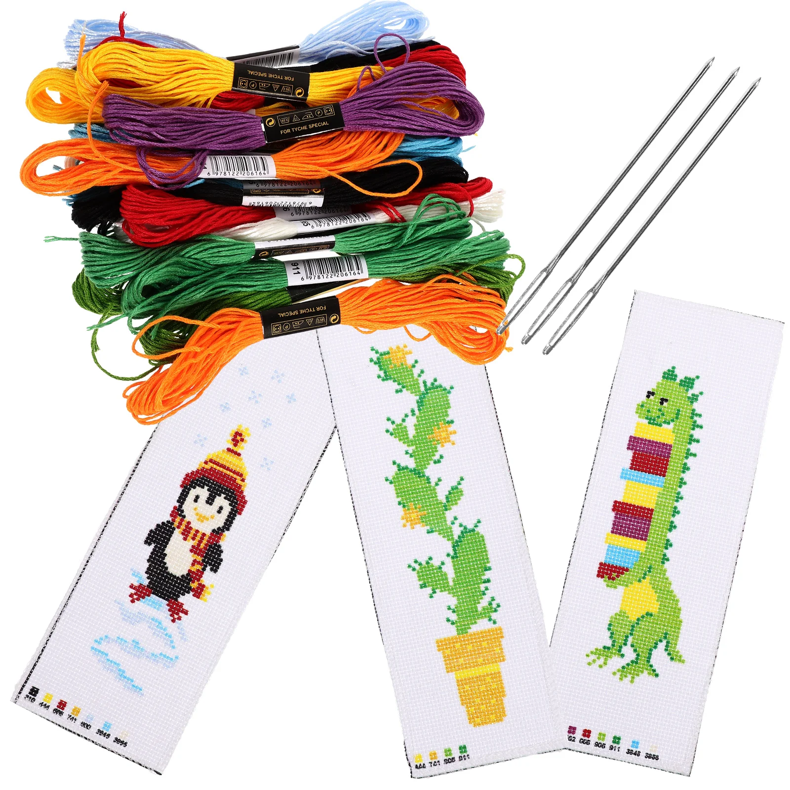 3 Sets Bookmark Embroidery Material Bag Child Kits Stitch Polyester Diy Bookmarks
3 Sets Bookmark Embroidery Material Bag Child Kits Stitch Polyester Diy Bookmarks