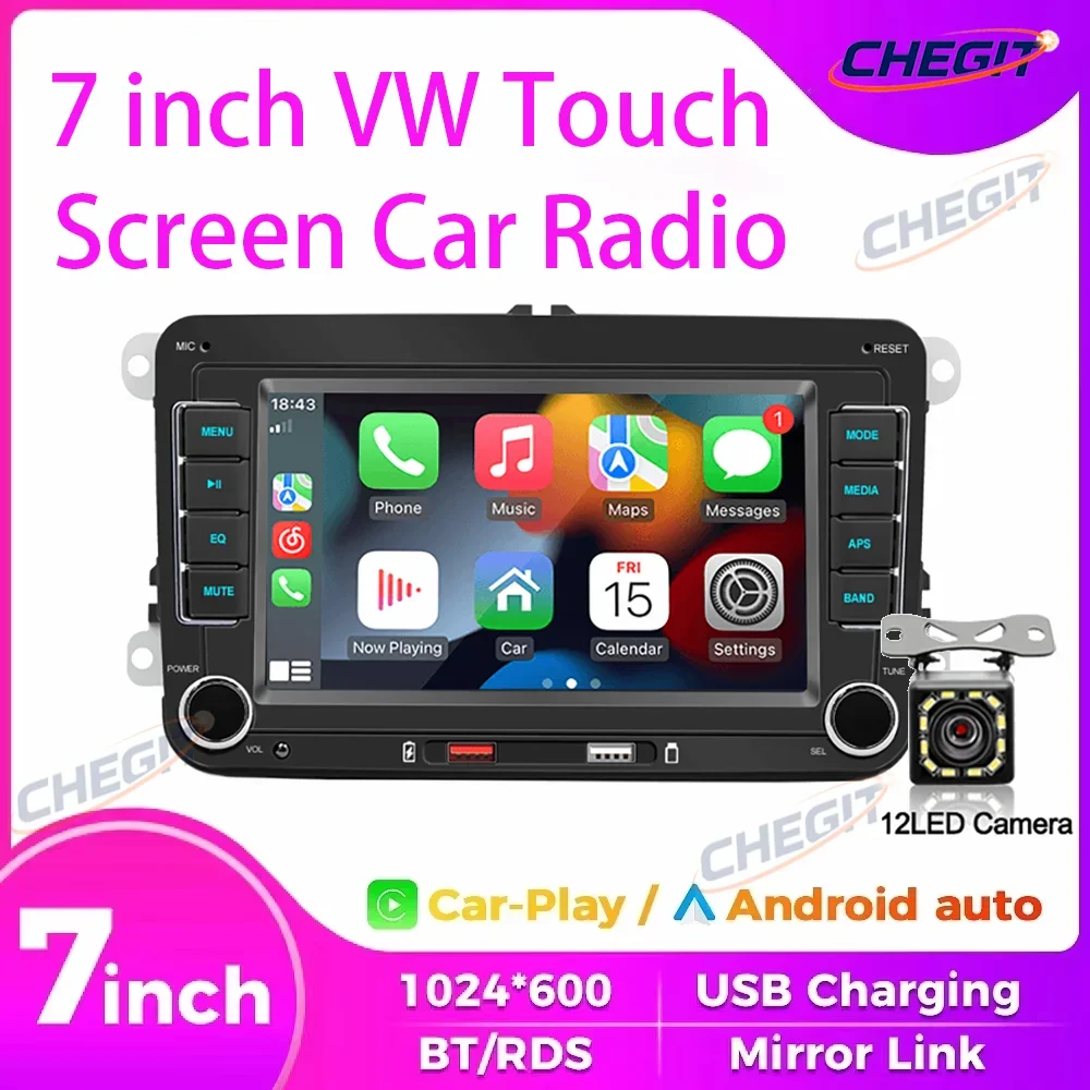 2 Din 7 Inch Car Multimedia Player For VW Passat Golf Caddy Polo FM RDS Wireless CarPlay Android Auto Bluetooth Car Stereo Radio
2 Din 7 Inch Car Multimedia Player For VW Passat Golf Caddy Polo FM RDS Wireless CarPlay Android Auto Bluetooth Car Stereo Radio