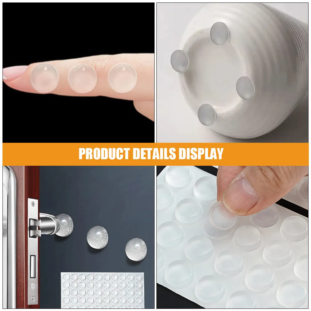 64 Count Clear Cabinet Door Bumpers Silicone Shock Absorbing Pads for Noise Reduction Self Stick Bumpers for Kitchen Cabinet
64 Count Clear Cabinet Door Bumpers Silicone Shock Absorbing Pads for Noise Reduction Self Stick Bumpers for Kitchen Cabinet