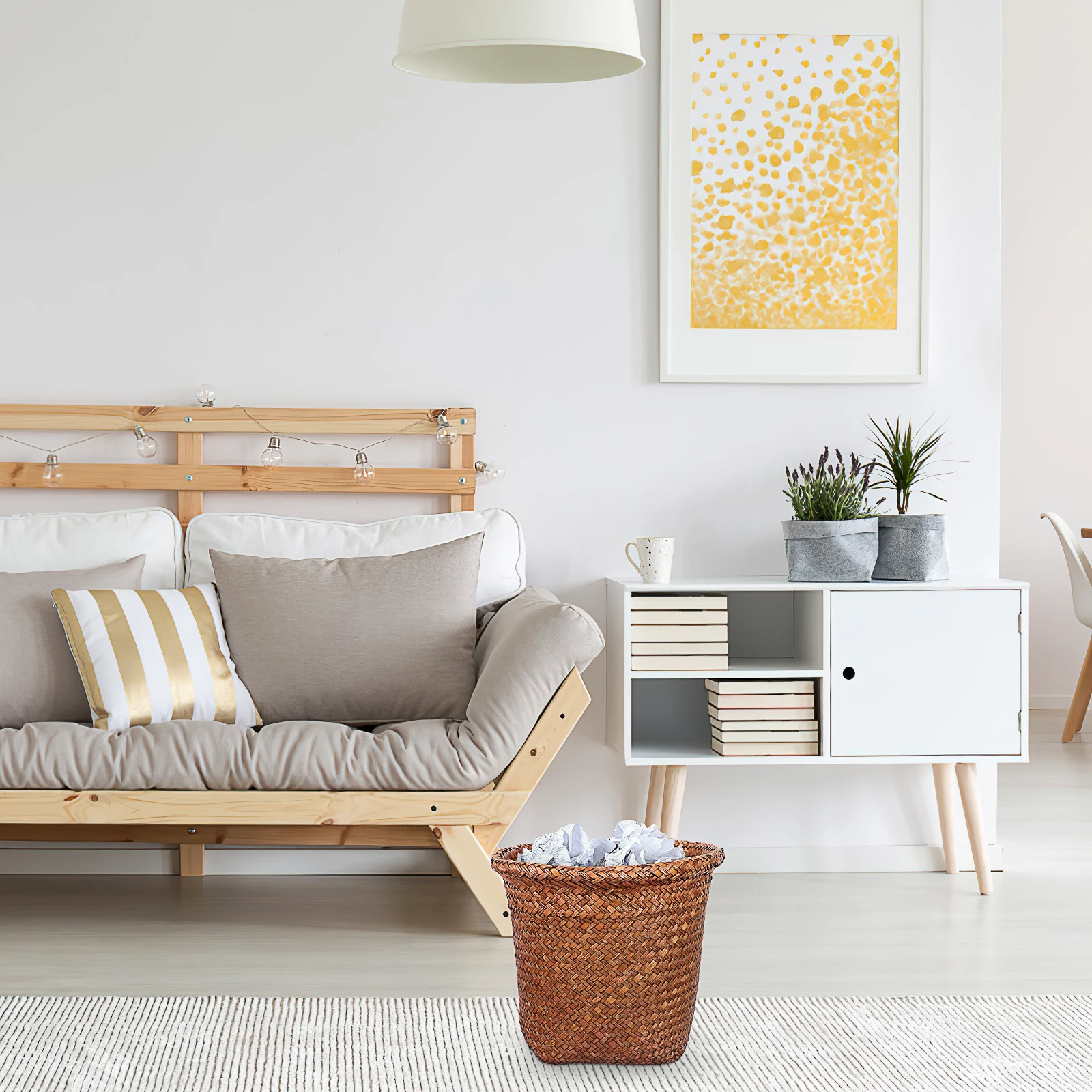 Natural Storage Basket Decorative Kitchen Trash Can Garbage Waste Bin Organizer Household Office Straw Woven Rubbish Container
Natural Storage Basket Decorative Kitchen Trash Can Garbage Waste Bin Organizer Household Office Straw Woven Rubbish Container