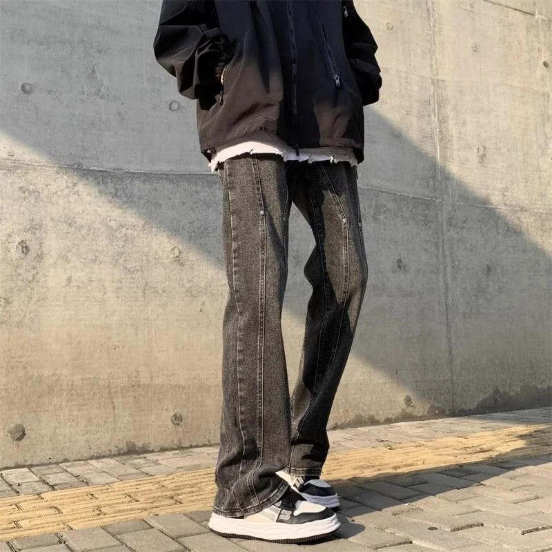 American Sle Men's Slim Fit Straight Leg Jeans Spring Autumn High Street Faion Brand Waed Vintage Workwear Trousers
American Sle Men's Slim Fit Straight Leg Jeans Spring Autumn High Street Faion Brand Waed Vintage Workwear Trousers