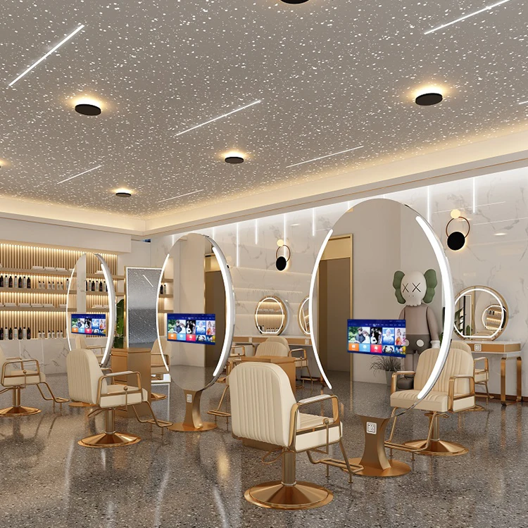 Multi-media Android TV Beauty Salon Lens Dressing Mirror Both Sides Of The LED Light Shadow Floor Lens Platform C002
Multi-media Android TV Beauty Salon Lens Dressing Mirror Both Sides Of The LED Light Shadow Floor Lens Platform C002