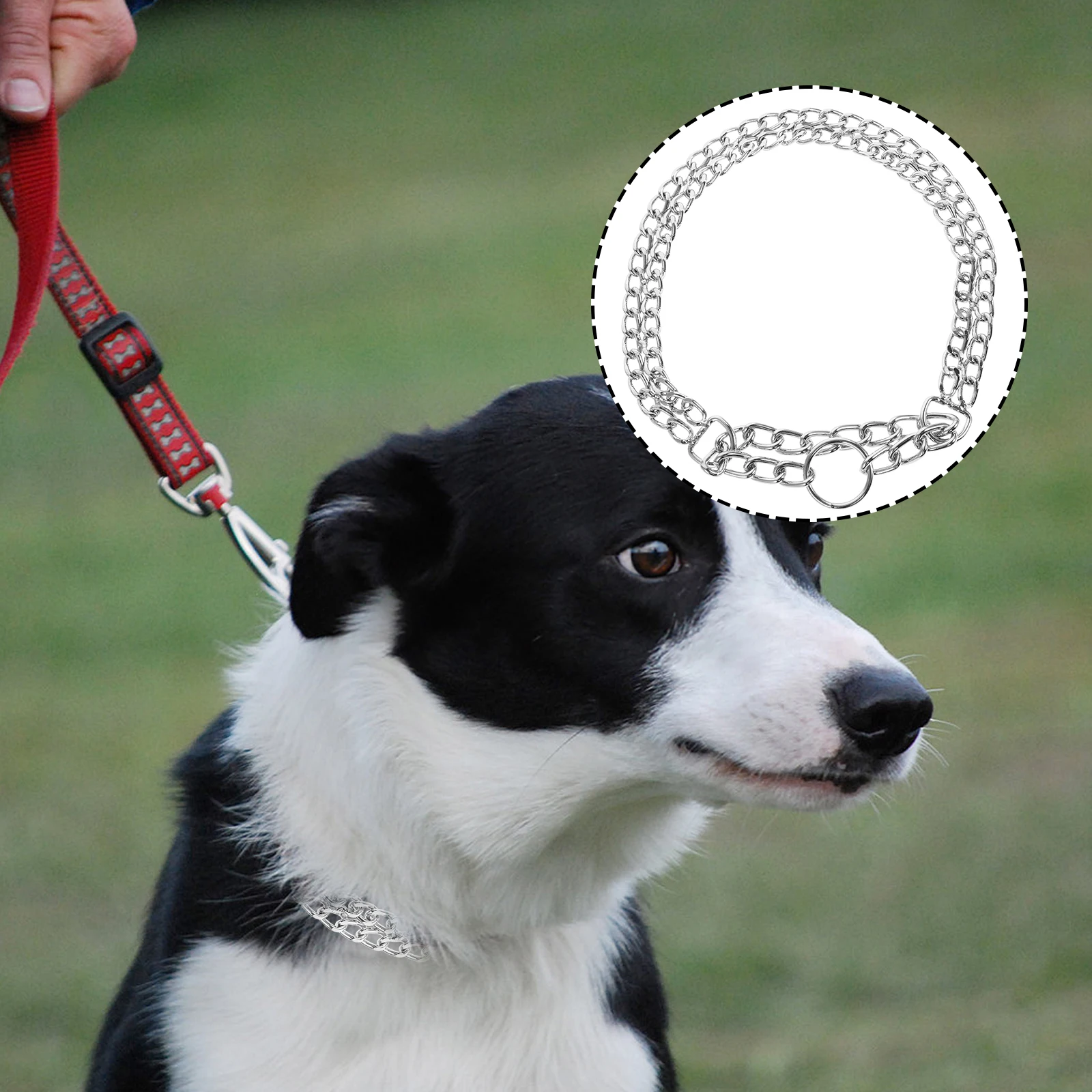 60Cm Pcs Heavy Chain Dog Training Choke Collar Adjustable Metal Pet Collar Necklace Silver Color Durable
60Cm Pcs Heavy Chain Dog Training Choke Collar Adjustable Metal Pet Collar Necklace Silver Color Durable