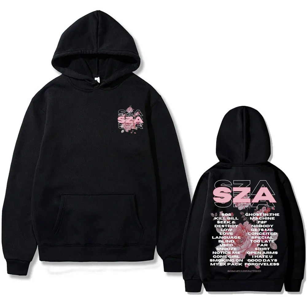 Rapper SZA SOS Stadium Tour 2024 Graphic Hoodie Men Women Hip Hop Fashion Vintage Hooded Sweatshirt Male Loose Oversized Hoodies
Rapper SZA SOS Stadium Tour 2024 Graphic Hoodie Men Women Hip Hop Fashion Vintage Hooded Sweatshirt Male Loose Oversized Hoodies