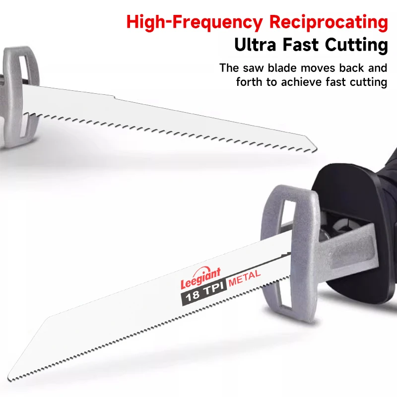 OUDISI 6" 152mm 18TPI Bi-Metal Reciprocating Saw Blades, M42 HSS Metal Cutting Sabre Saw Blades for Medium to Thin Metal
OUDISI 6" 152mm 18TPI Bi-Metal Reciprocating Saw Blades, M42 HSS Metal Cutting Sabre Saw Blades for Medium to Thin Metal