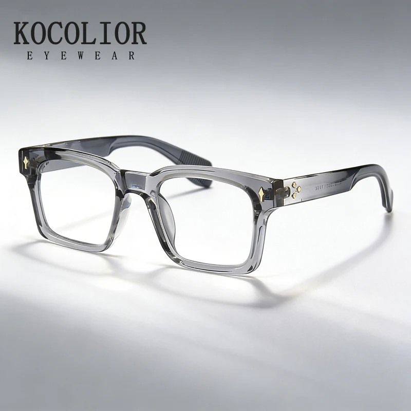 KOCOLIOR Fashion Square Rivets Reading Glasses Men Anti Blue Light Vintage Trending Women Presbyopic Glasses Diopter 0 to +6.0
KOCOLIOR Fashion Square Rivets Reading Glasses Men Anti Blue Light Vintage Trending Women Presbyopic Glasses Diopter 0 to +6.0