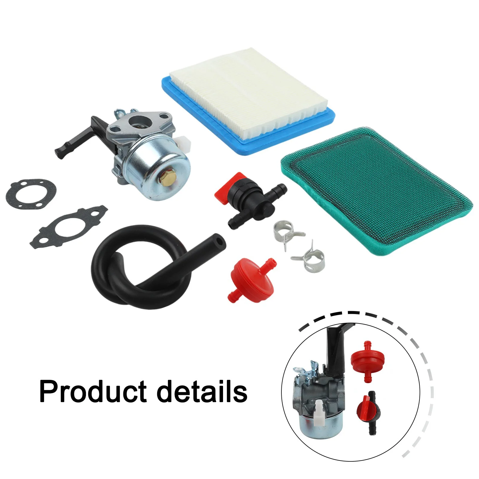 Engine Tuning Kit with Carburetor for Tiller Models For 110402 110412 215369 Including #696065 697422 for Easy Setup
Engine Tuning Kit with Carburetor for Tiller Models For 110402 110412 215369 Including #696065 697422 for Easy Setup