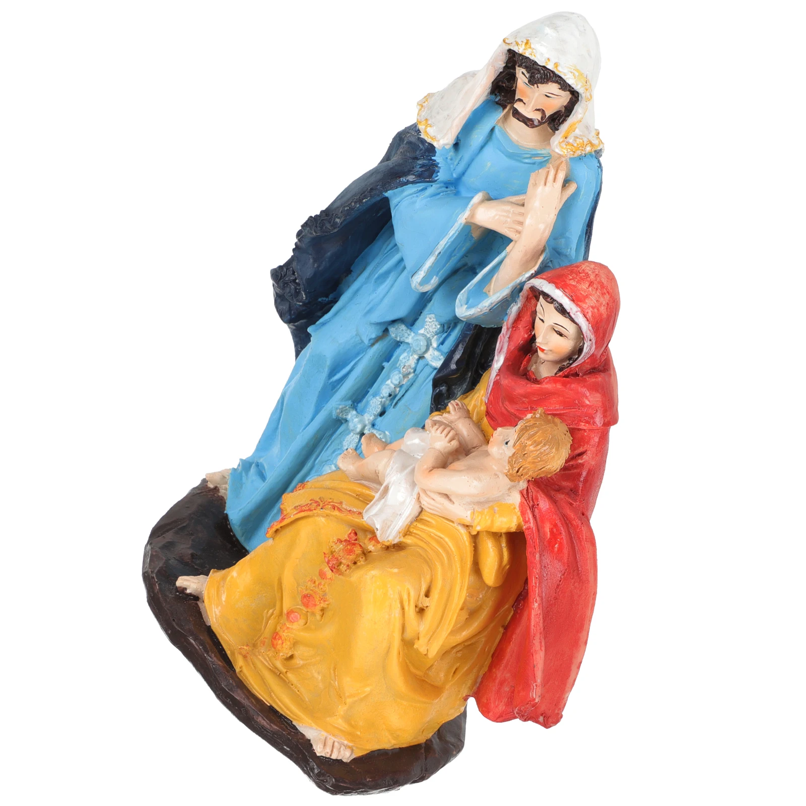 Resin Jesus Birth Statue Decor Nativity Scene Baby Home Tabletop Fireplace nament Christmas Gift Figurine
Resin Jesus Birth Statue Decor Nativity Scene Baby Home Tabletop Fireplace nament Christmas Gift Figurine